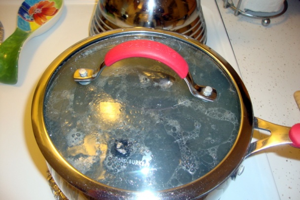 Mušle na víne s cesnakom a petržlenovou vňaťou (fotorecept) - obrázok 6