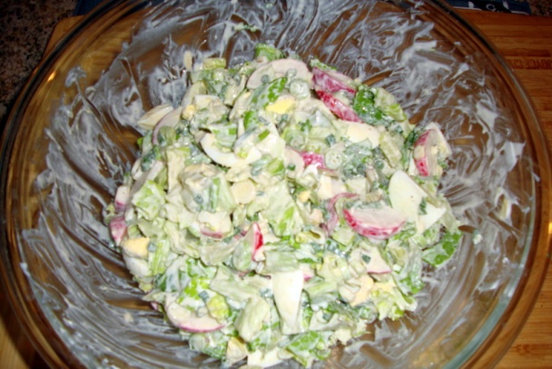Mix šalát s vajíčkami na tvrdo (fotorecept) - obrázok 6