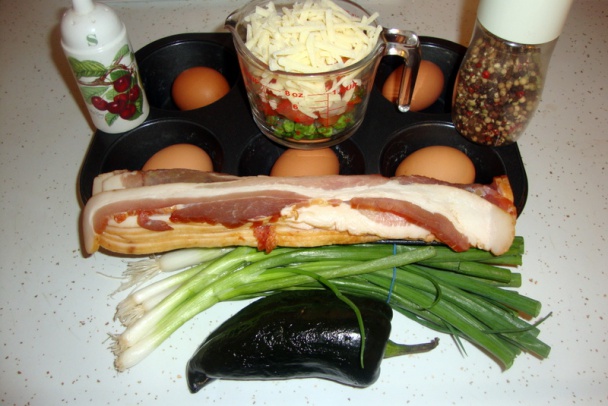 Maffiny s vajíčkom a slaninou (fotorecept) - obrázok 1