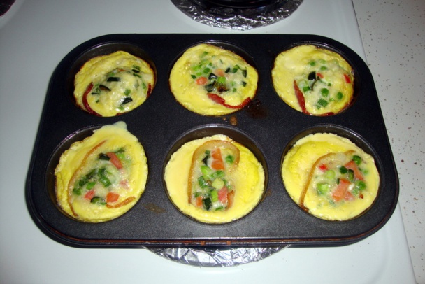 Maffiny s vajíčkom a slaninou (fotorecept) - obrázok 4