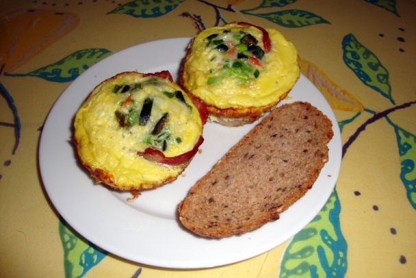 Maffiny s vajíčkom a slaninou (fotorecept) - obrázok 5