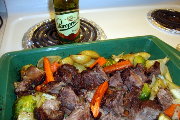 Hovädzia nožina s pečenou koreňovou zeleninou (fotorecept) - obrázok 6