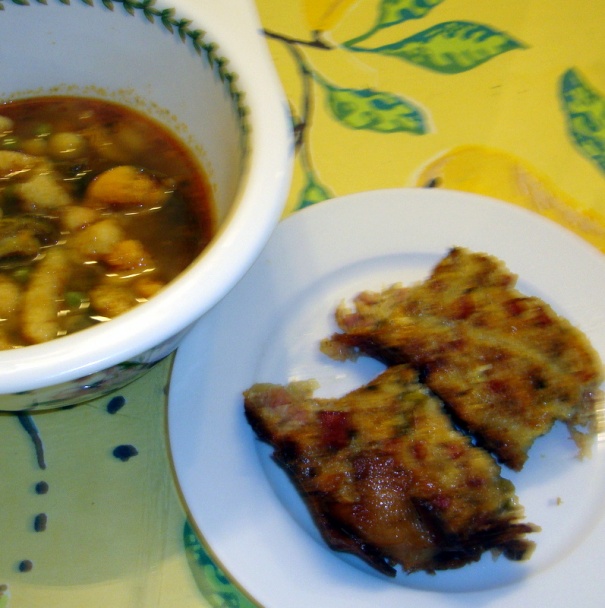 Zemiaková placka s údeným kolienkom a oštiepkom (fotorecept) - obrázok 5