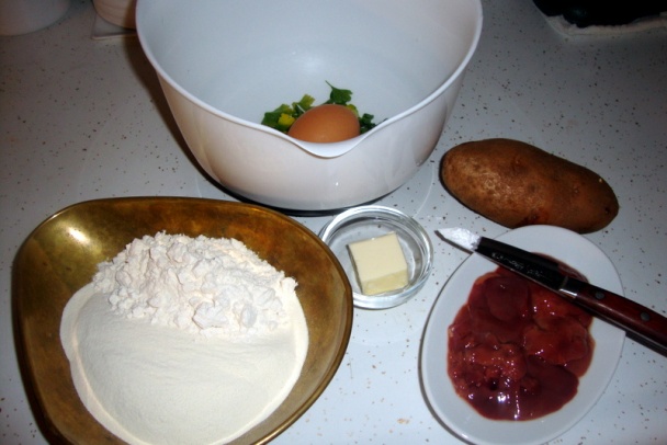 Pečeňové strapačky so strúhaným zemiakom (fotorecept) - obrázok 1