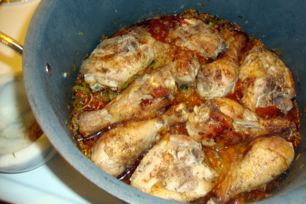 Perkelt z kuracích stiehien na zelenom podloží (fotorecept) - obrázok 5
