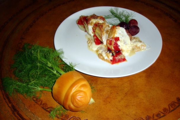 Fenikel s prosciuttom a so strúhaným oštiepkom (fotorecept) - obrázok 7