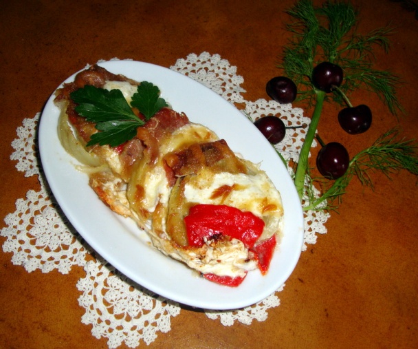 Fenikel s prosciuttom a so strúhaným oštiepkom (fotorecept) - obrázok 8