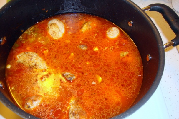 Kurací perkelt s jadrovníkmi (fotorecept) - obrázok 8