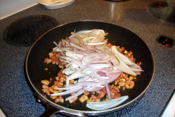 Dusený hrášok na pancette a šalotke (fotorecept) - obrázok 4