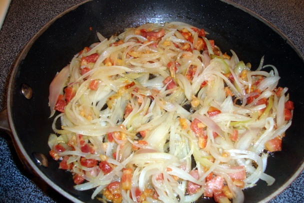 Dusený hrášok na pancette a šalotke (fotorecept) - obrázok 5