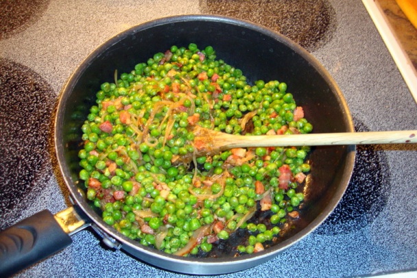 Dusený hrášok na pancette a šalotke (fotorecept) - obrázok 9