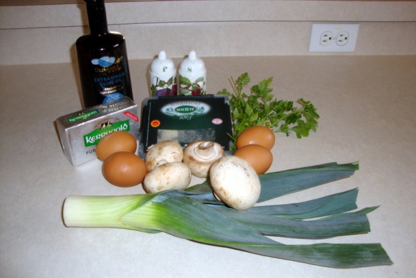 Šampiňóny s vajíčkami a s roquefortom (fotorecept) - obrázok 1