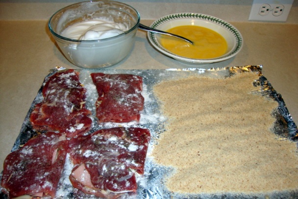 Vyprážaný double rezeň v jemnom župane (fotorecept) - obrázok 6