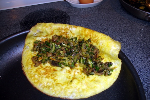 Omeleta s hubovou plnkou (fotorecept) - obrázok 7