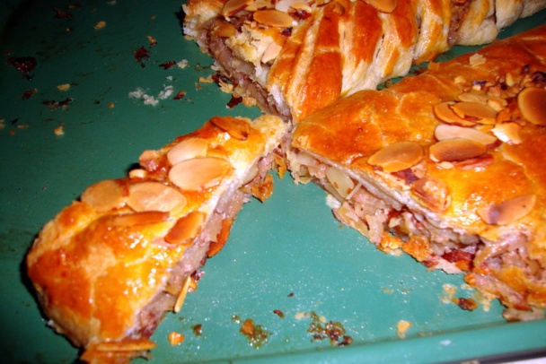 Štrúdľa s jablkami, orechami a brusnicami (fotorecept) - obrázok 9