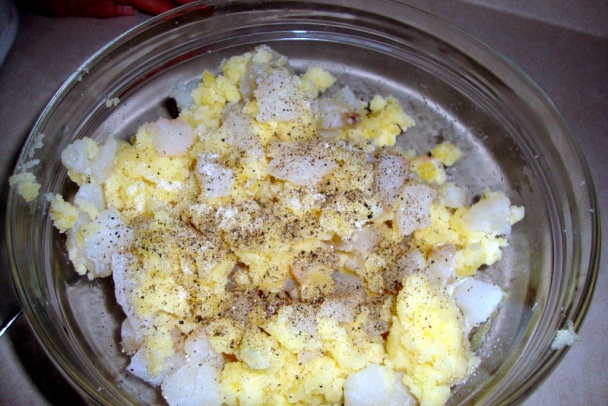 Lahôdkové fašírky z tresky v zemiakoch (fotorecept) - obrázok 5