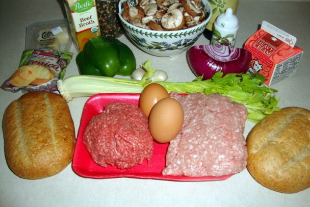 Šťavnatý mäsový bochník s čerstvými hubami (fotorecept) - obrázok 1