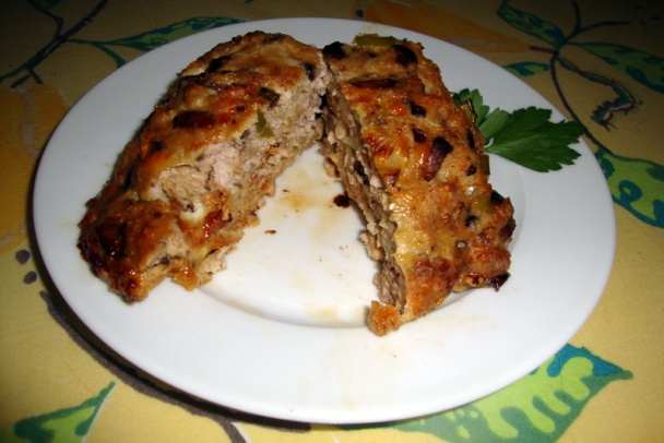 Šťavnatý mäsový bochník s čerstvými hubami (fotorecept) - obrázok 9