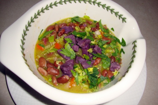 Polievka z údeného mäsa so zemiakmi (fotorecept) - obrázok 8