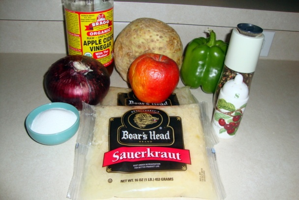 Univerzálny raw šalát z kyslej kapusty (fotorecept) - obrázok 1