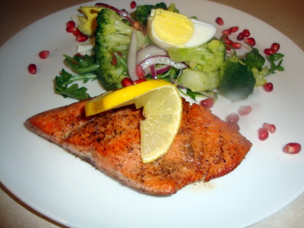 Brokolicový šalát s plátkom lososa (fotorecept) - obrázok 9