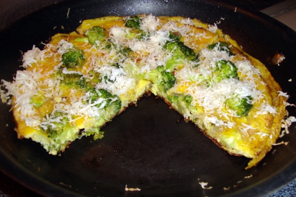 Omeleta s brokolicou a chrenom (fotorecept) - obrázok 10