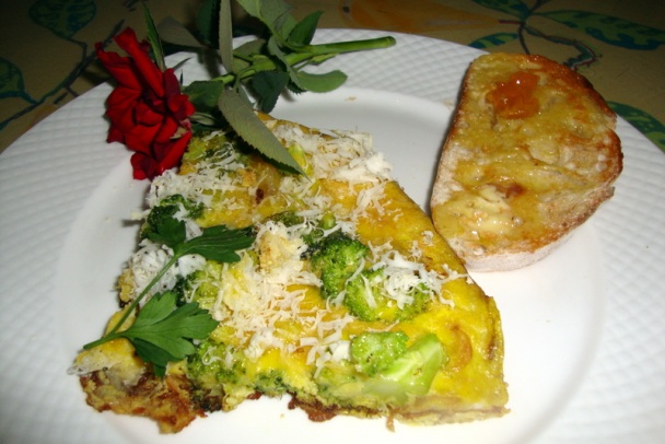 Omeleta s brokolicou a chrenom (fotorecept) - obrázok 11