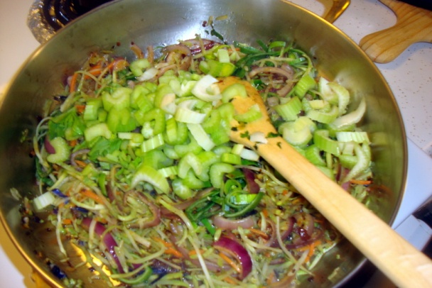 Skladané rizoto s hubami a zeleninovým šalátom (fotorecept) - obrázok 8