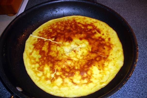 Omeleta s oštiepkom a dusenou zeleninou (fotorecept) - obrázok 4