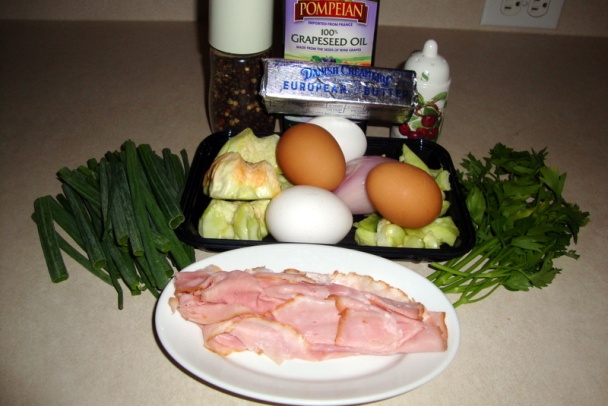 Ham and eggs s jadrovníkmi paprík (fotorecept) - obrázok 1