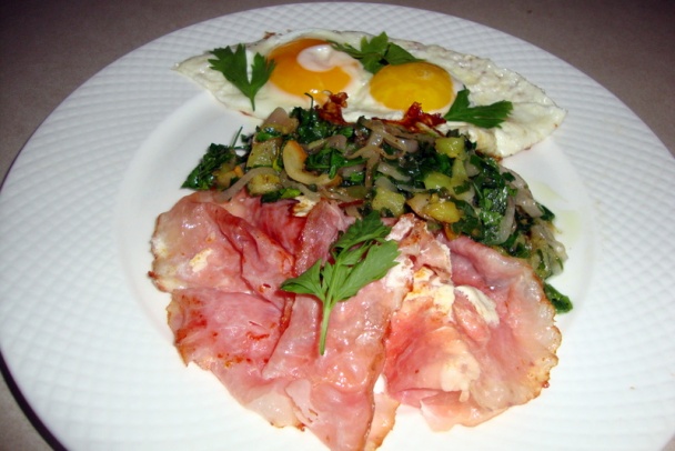Ham and eggs s jadrovníkmi paprík (fotorecept) - obrázok 6