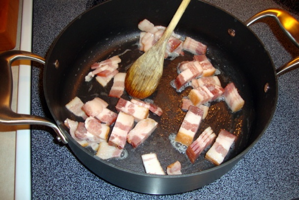 Dusená kapusta s údeným bravčovým mäsom (fotorecept) - obrázok 1