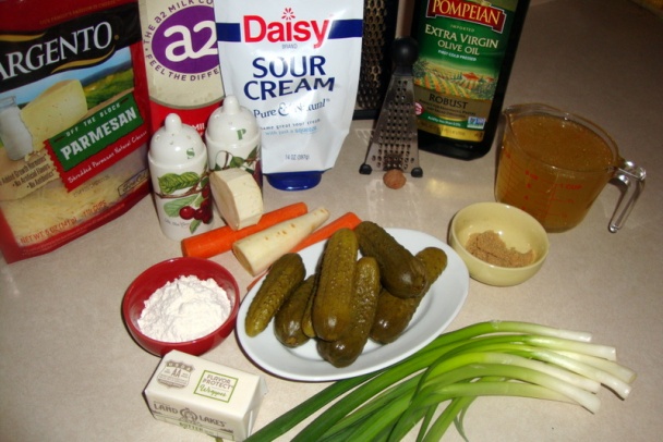 Uhorková omáčka s chrenom k varenému mäsu (fotorecept) - obrázok 1