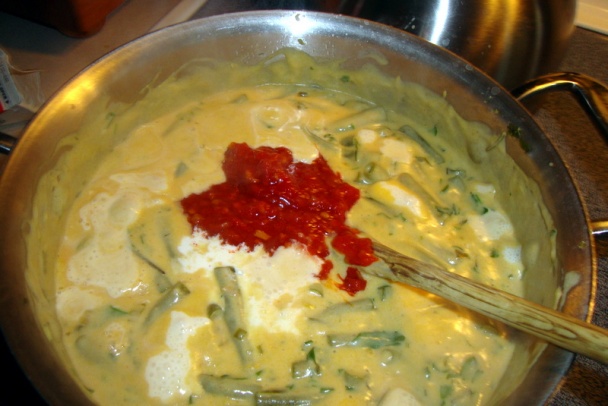 Zelená fazuľka s perkeltom po flotsky (fotorecept) - obrázok 10