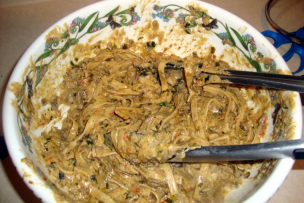 Cestoviny fettuccine s hustou hubovou omáčkou (fotorecept) - obrázok 9