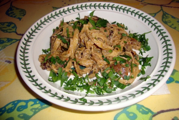 Cestoviny fettuccine s hustou hubovou omáčkou (fotorecept) - obrázok 11