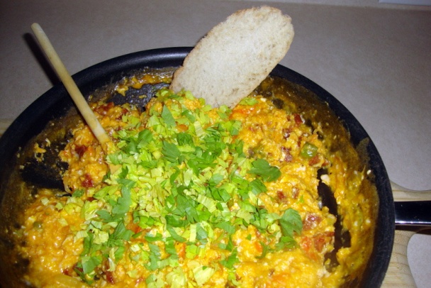 Praženica s chorizom a jadrovníkmi paprík (fotorecept) - obrázok 6