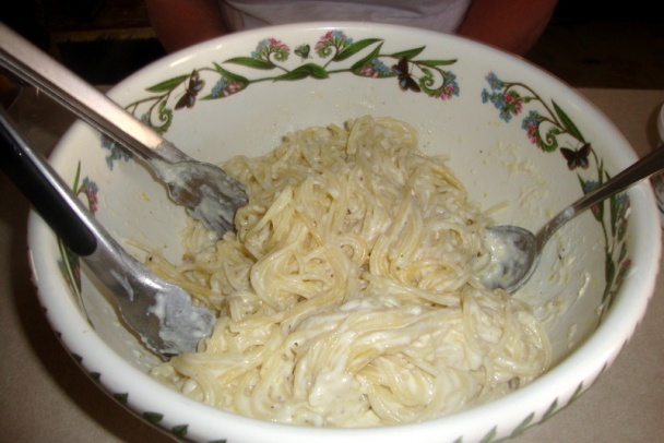 Špagety s ricottovou omáčkou a rukolou (fotorecept) - obrázok 5