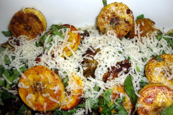 Drobné paradajky, ružičkový kel a plantain ako zoštíhľovací obed (fotorecept) - obrázok 9