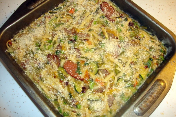 Fettuccine zapečené s jadrovníkmi čerstvých paprík (fotorecept)  - obrázok 8