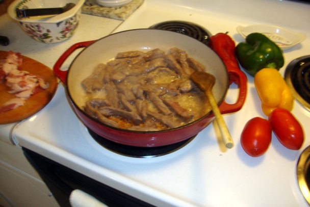 Hovädzie s trikolórou paprík (fotorecept) - obrázok 1