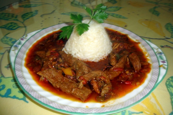 Hovädzie s trikolórou paprík (fotorecept) - obrázok 9