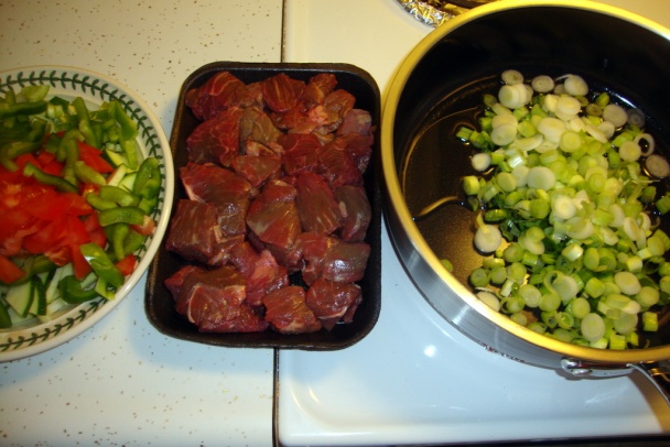 Hovädzie mäso s paprikami a s ryžou (fotorecept) - obrázok 2