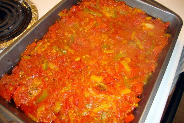 Kuracina zapečená s paprikami a paradajkami (fotorecept) - obrázok 9