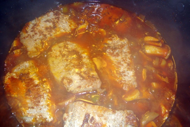 Bravčové plátky s kelom, hubami a paradajkami (fotorecept) - obrázok 8