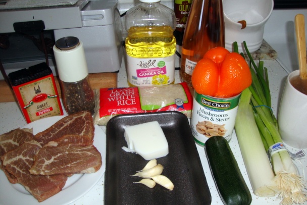 Hovädzie plátky na ružovom víne a hubách (fotorecept) - obrázok 1