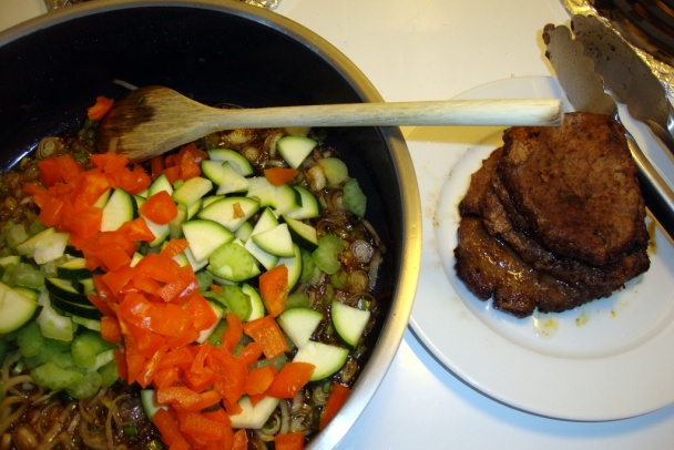 Hovädzie plátky na ružovom víne a hubách (fotorecept) - obrázok 7