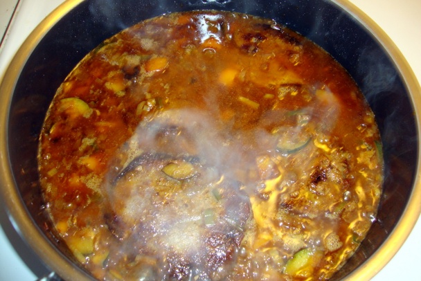 Hovädzie plátky na ružovom víne a hubách (fotorecept) - obrázok 9