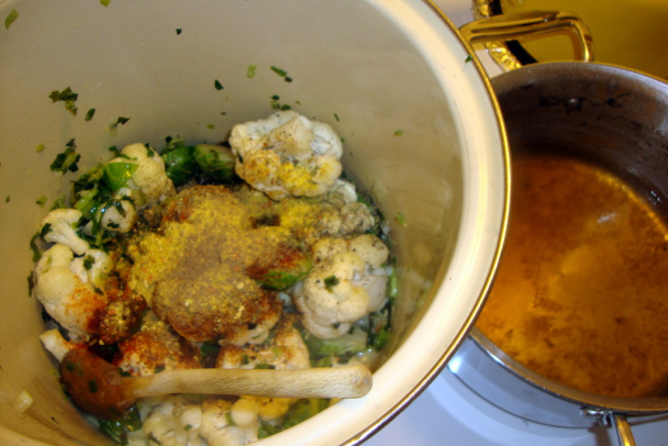 Karfiolová polievka s morčacím vývarom (fotorecept) - obrázok 7