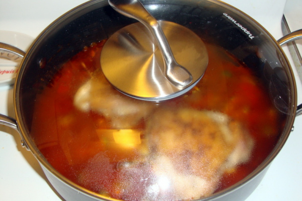 Kuracie stehná na mäsitých paprikách (fotorecept) - obrázok 8